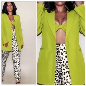 NICOLE SHANTE HIGH-WAISTED STRAIGHT PANTS